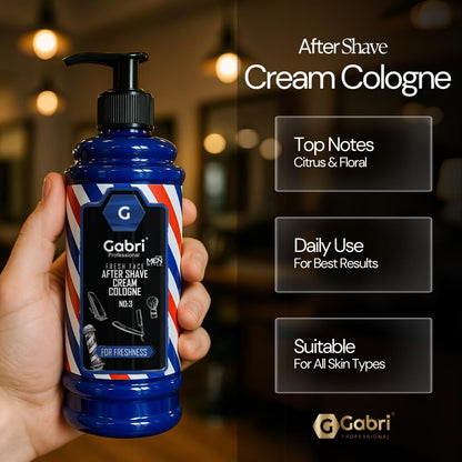 Gabri Aftershave Cream & Cologne 2-in-1 400ml - Gabri - Professional Barber Supplies UK | BarberWorld