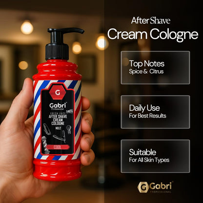 Gabri Aftershave Cream & Cologne 2-in-1 400ml - Gabri - Professional Barber Supplies UK | BarberWorld