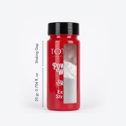 Totex Hair Styling Powder Wax Red 20g Strong Hold Matt Finish Volumising Powder for Men