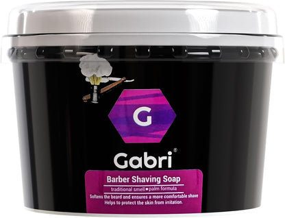 Gabri Professional Shaving Soap 140 g for Sensitive Skin - Traditional Shaving Soap for Men's Grooming