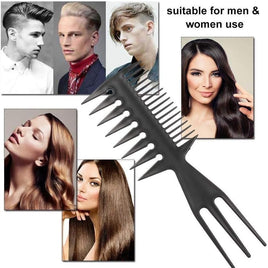 Mens Styling Comb, Hairbrush Professional Shaping & Wet Pick Barber Brush Brush Curl Long Tools, For Shower Hair Static