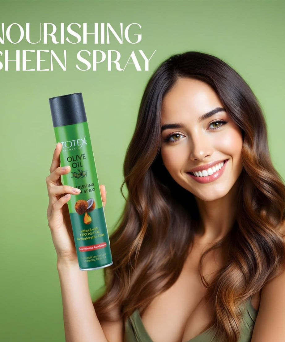 Totex Olive Oil Sheen Spray 400 ML