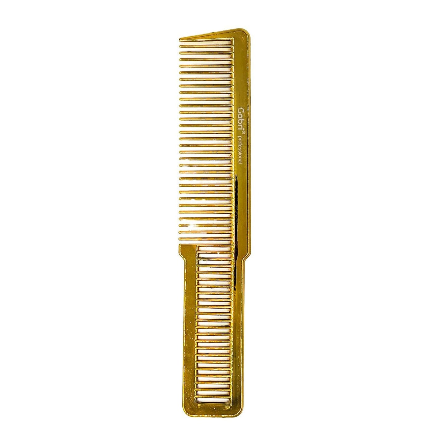 Gabri Gold Metal Flat Top Comb 21cm Anti-Static Heat Resistant