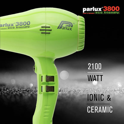 Parlux 3800 Ecofriendly Hair Dryer Ionic Ceramic Black - Parlux - Professional Barber Supplies UK | BarberWorld