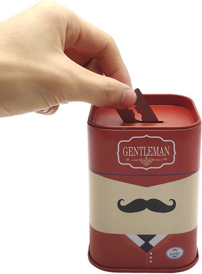 Razor Blade Bank Disposal Case with Red Beard Pattern – Detachable