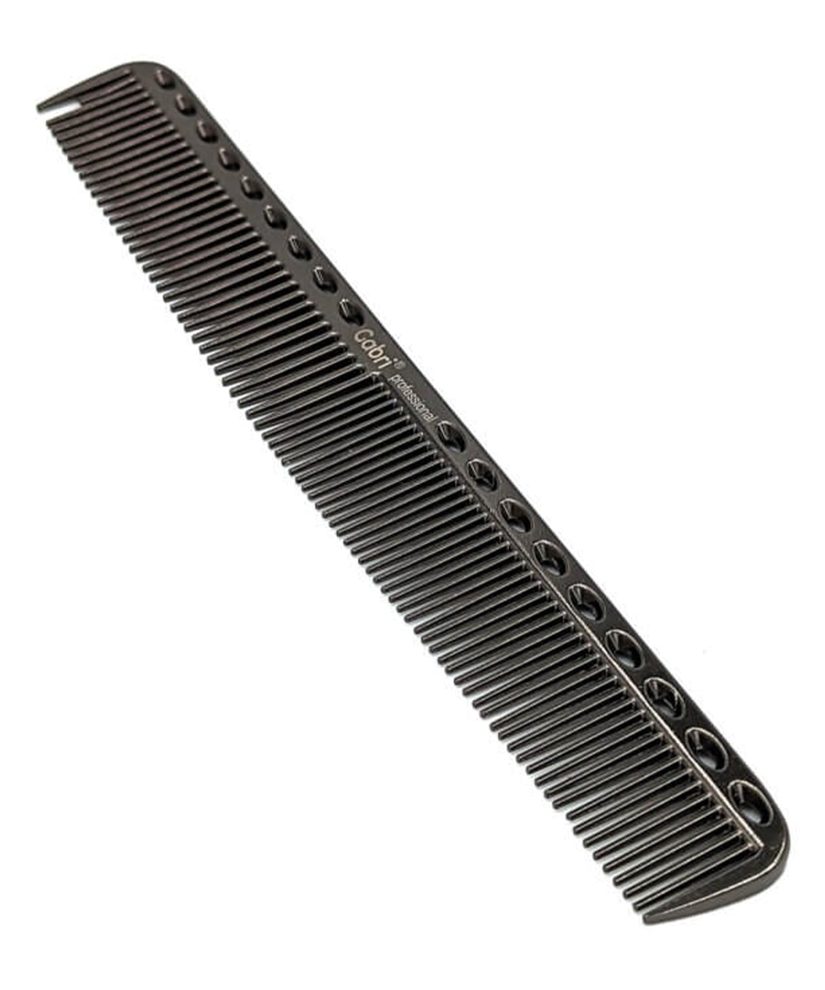 Gabri Flat Hair Comb Top Comb Barber Styling Hair Cutting Durable Detangler - Professional Hairdressing Tools, Anti Static Heat Resistant, Strong & Durable (Gold Metal 21 cm, Metal)