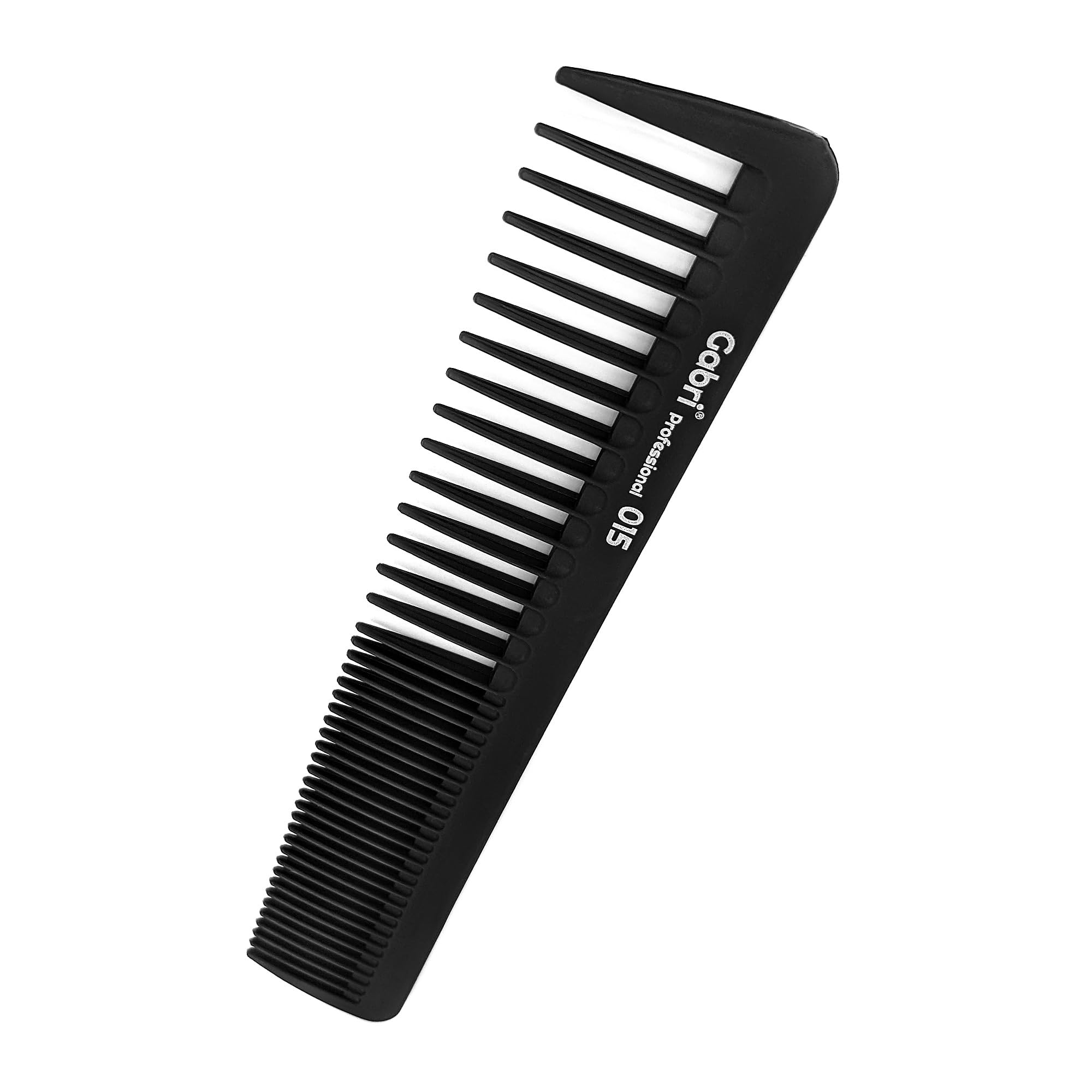 Gabri Flat Hair Comb Top Comb Barber Styling Hair Cutting Durable Detangler - Professional Hairdressing Tools, Anti Static Heat Resistant, Strong & Durable (Gold Metal 21 cm, Metal)