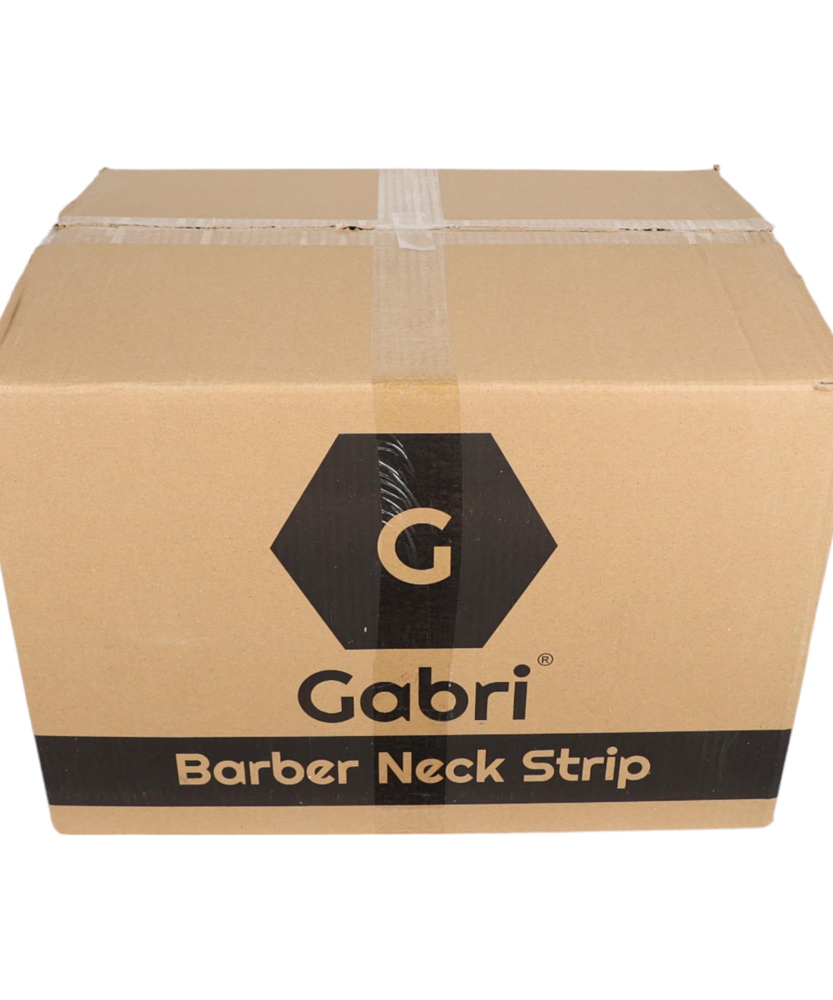 Gabri Professional Barber Neck Strips,5 x 100 Rolls Pack White & Black