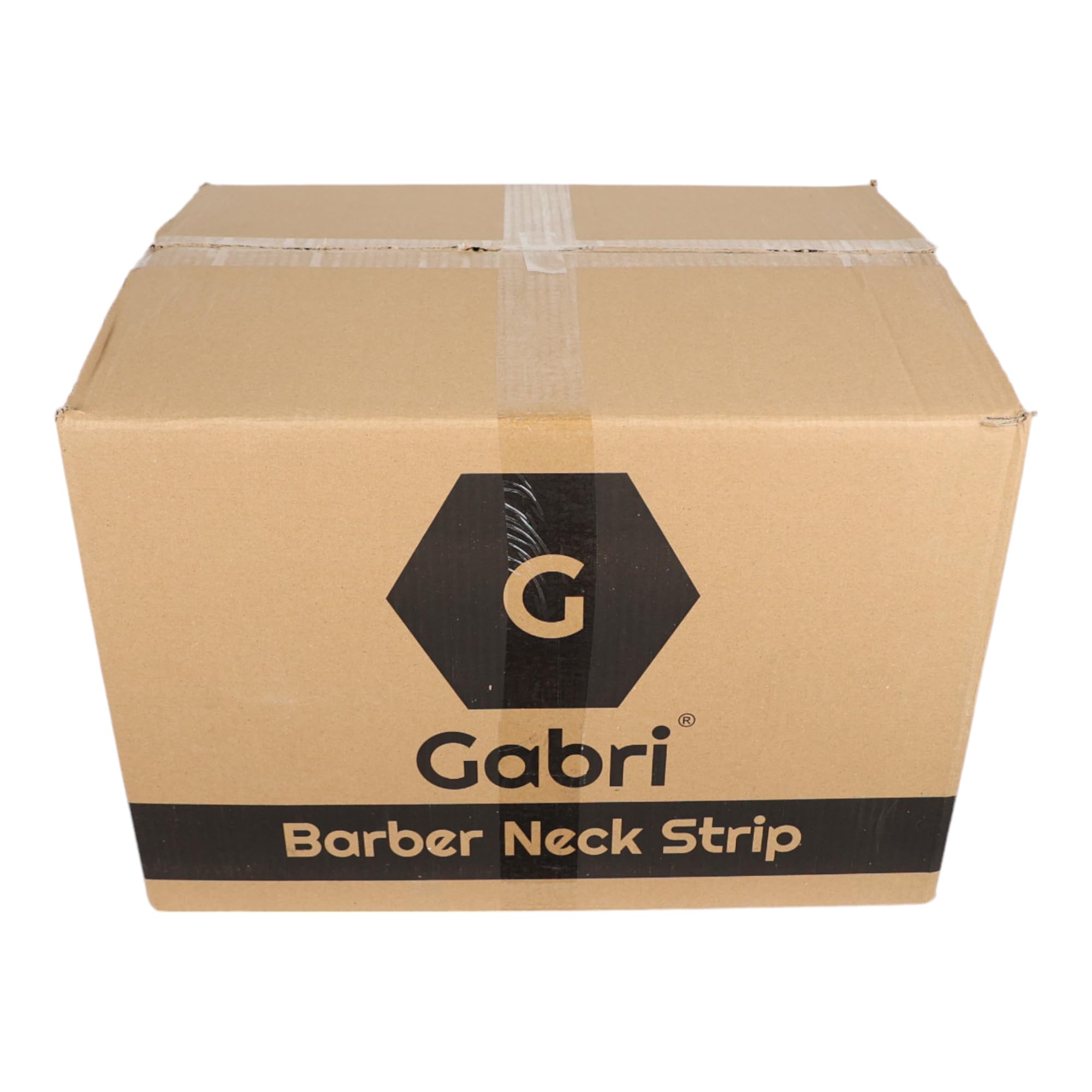 Gabri Professional Barber Neck Strips,5 x 100 Rolls Pack White & Black