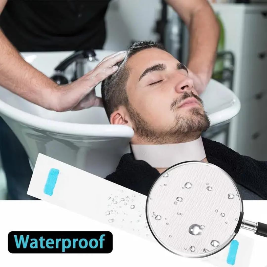 Gabri Barber Neck Strips 5 x 100 Rolls Pack White & Black