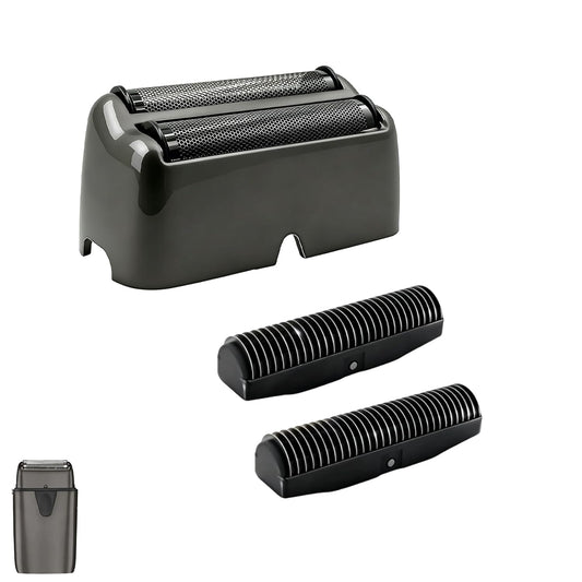 Replacement Head Compatible With Babyliss Pro Uv Double Foil Shaver – Precision Double Foil & Blade For Babyliss Uv Foil Fxlfs2 Shaver, Hypoallergenic Titanium Foil For A Close, Irritation-Free Shave