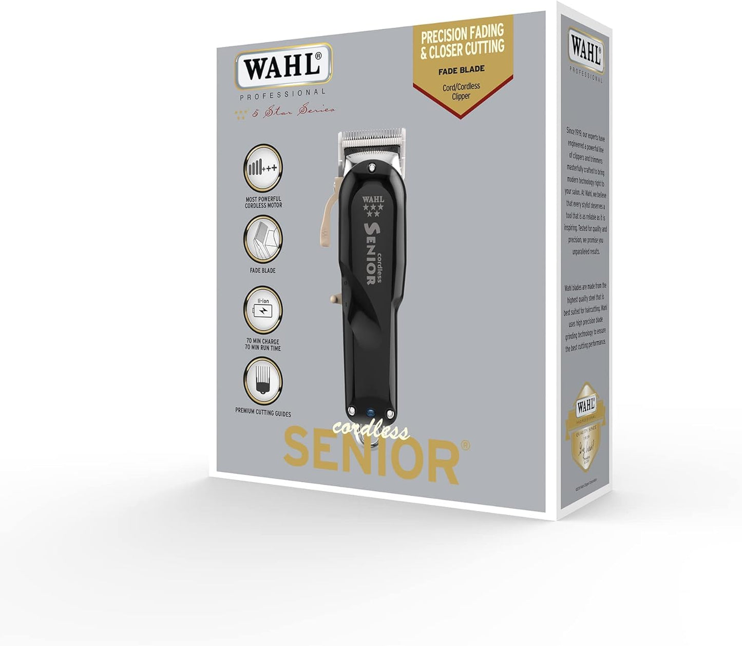 Wahl 5 Star Cordless Senior Clipper - Wahl - Professional Barber Supplies UK | BarberWorld