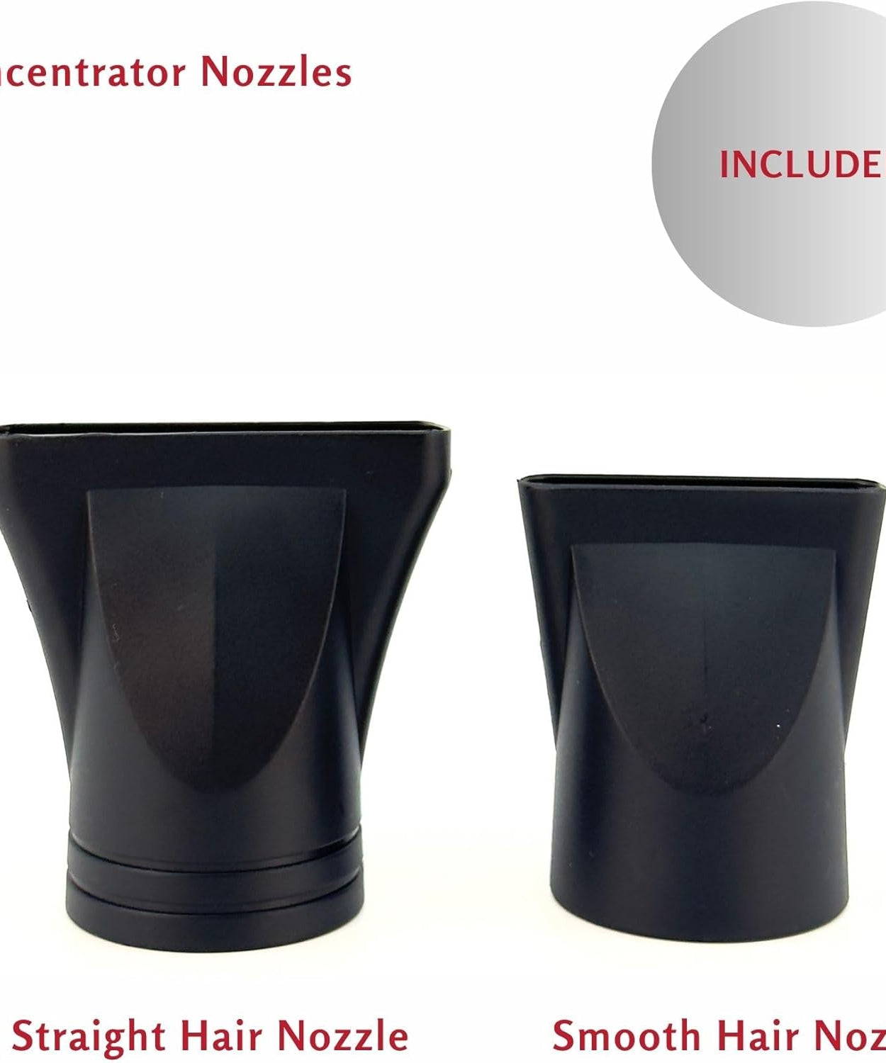 Gabri Professional Ionic Hair Dryer E5000, 2400W Power Smooth, Black, Lightweight