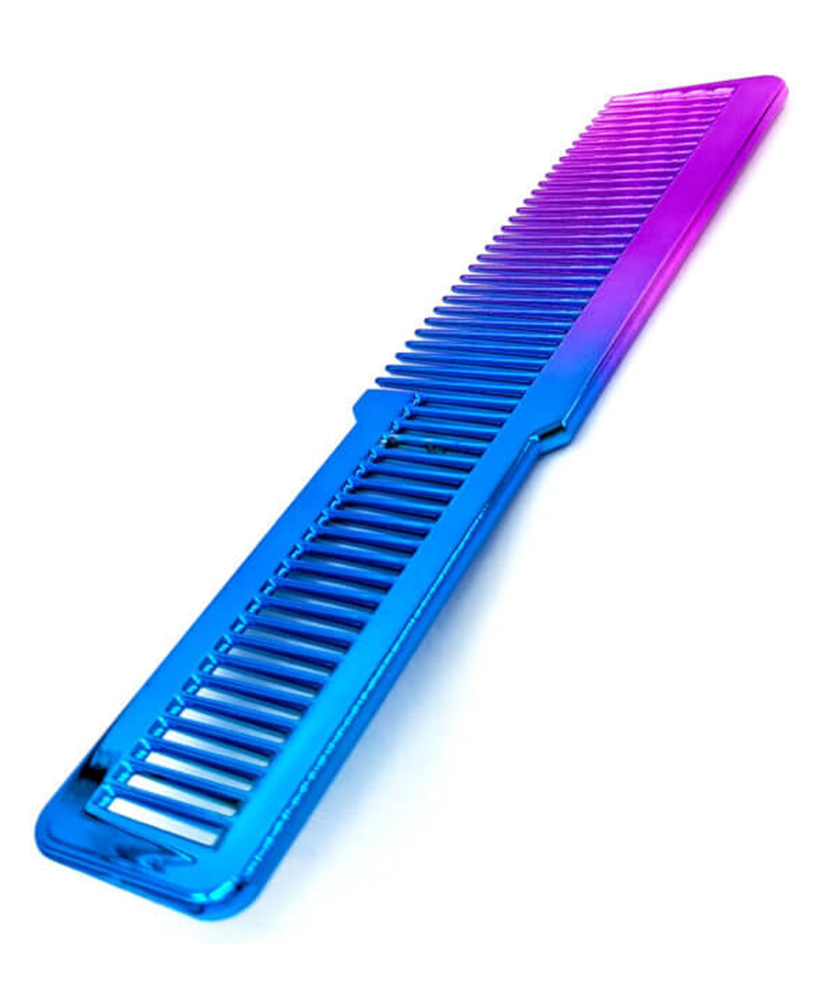 Gabri Flat Hair Comb Top Comb Barber Styling Hair Cutting Durable Detangler - Professional Hairdressing Tools, Anti Static Heat Resistant, Strong & Durable (Gold Metal 21 cm, Metal)