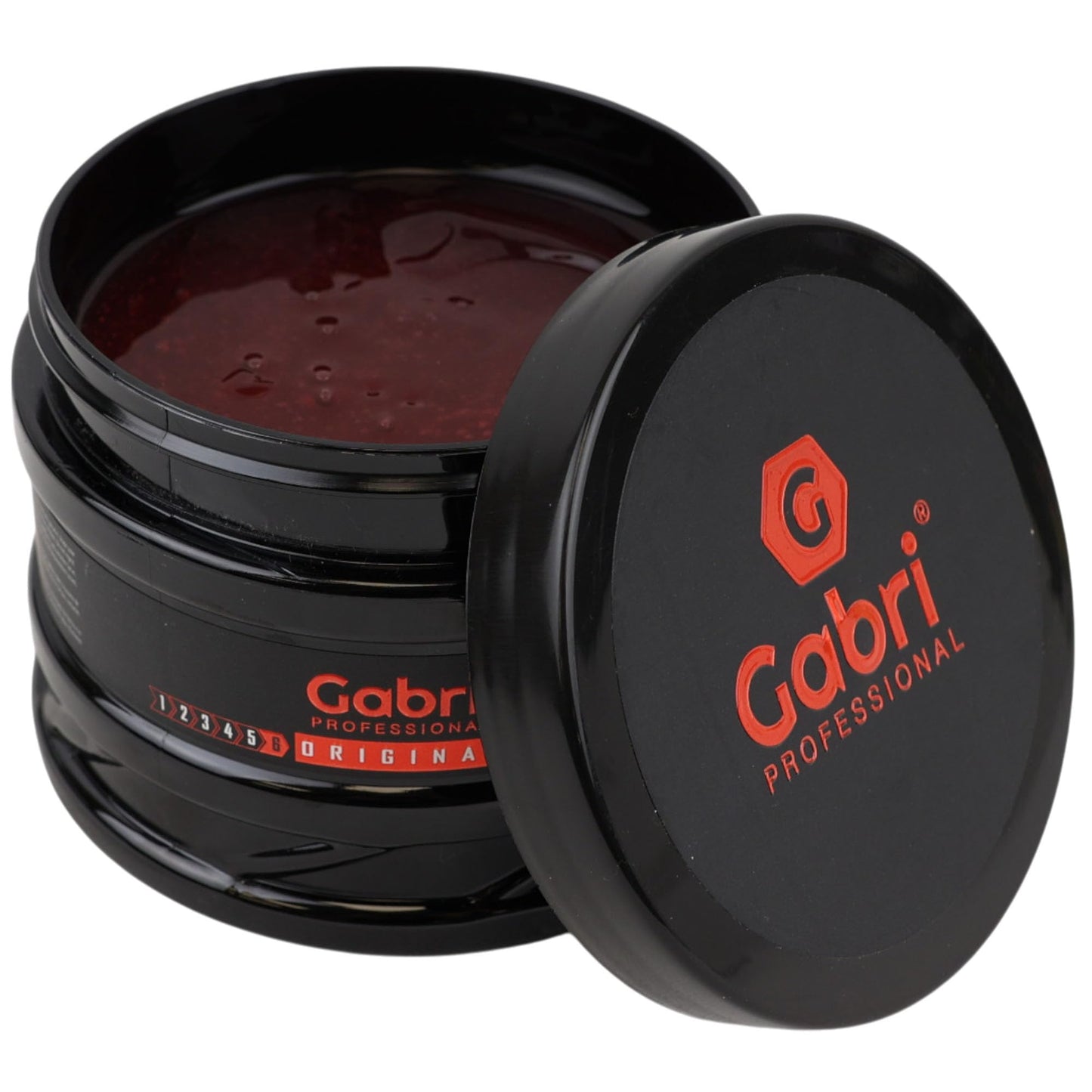 Gabri Hair Styling Gel, Firm Hold Styling Hair Gels, High Gloss, Anti-Frizz Effect, Edge Control, For All Hair Types (250 g (1 Pack), Keratin)