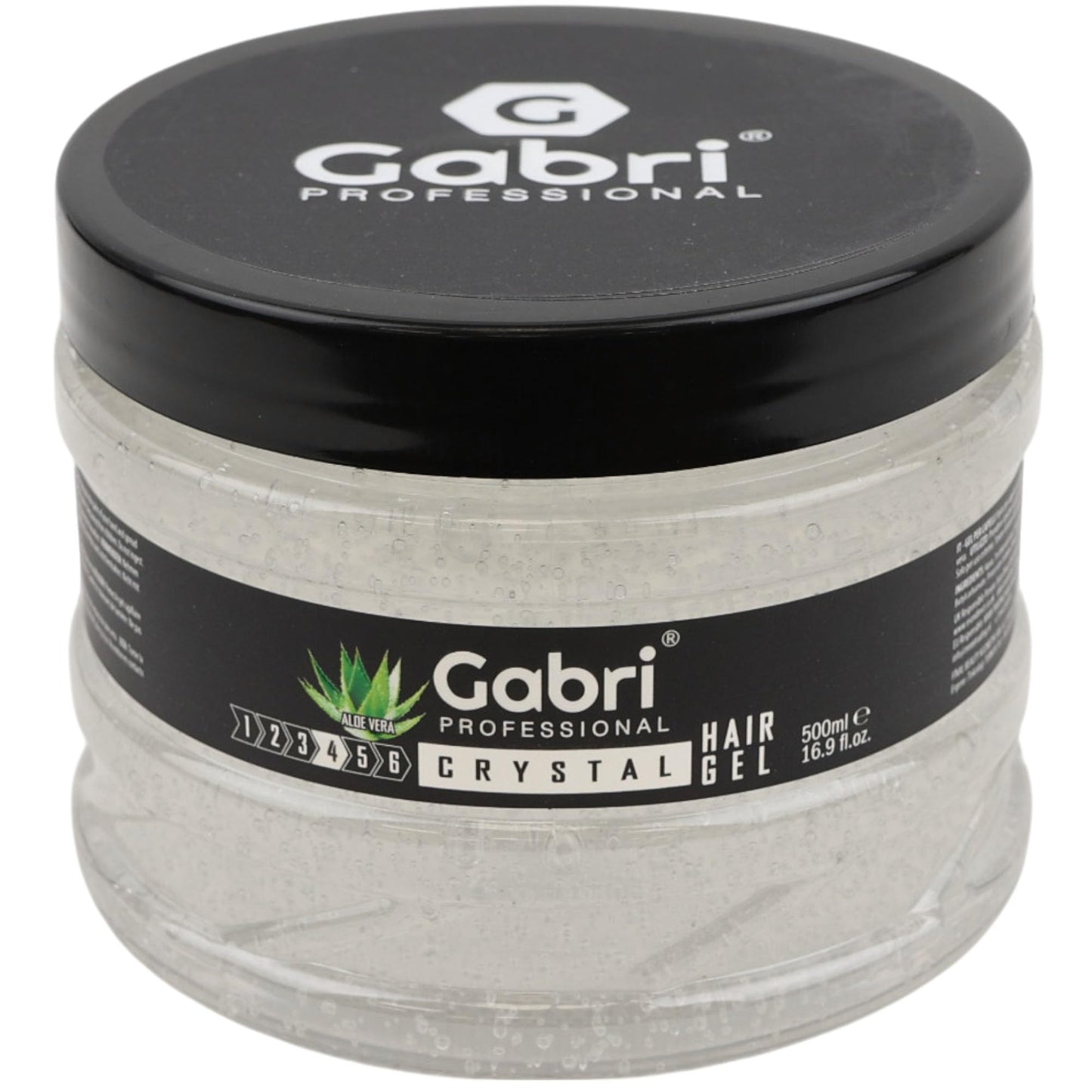 Gabri Hair Styling Gel, Firm Hold Styling Hair Gels, High Gloss, Anti-Frizz Effect, Edge Control, For All Hair Types (250 g (1 Pack), Keratin)