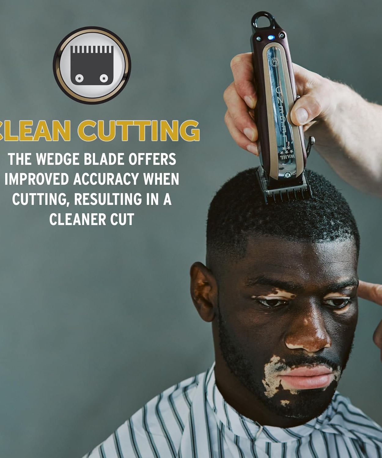 Wahl 5 Star Cordless Legend, Professional Hair Clippers, Pro Haircutting Kit, Adjustable Taper Lever, Crunch Blade, Wedge Blades, Cordless, Barbers Supplies