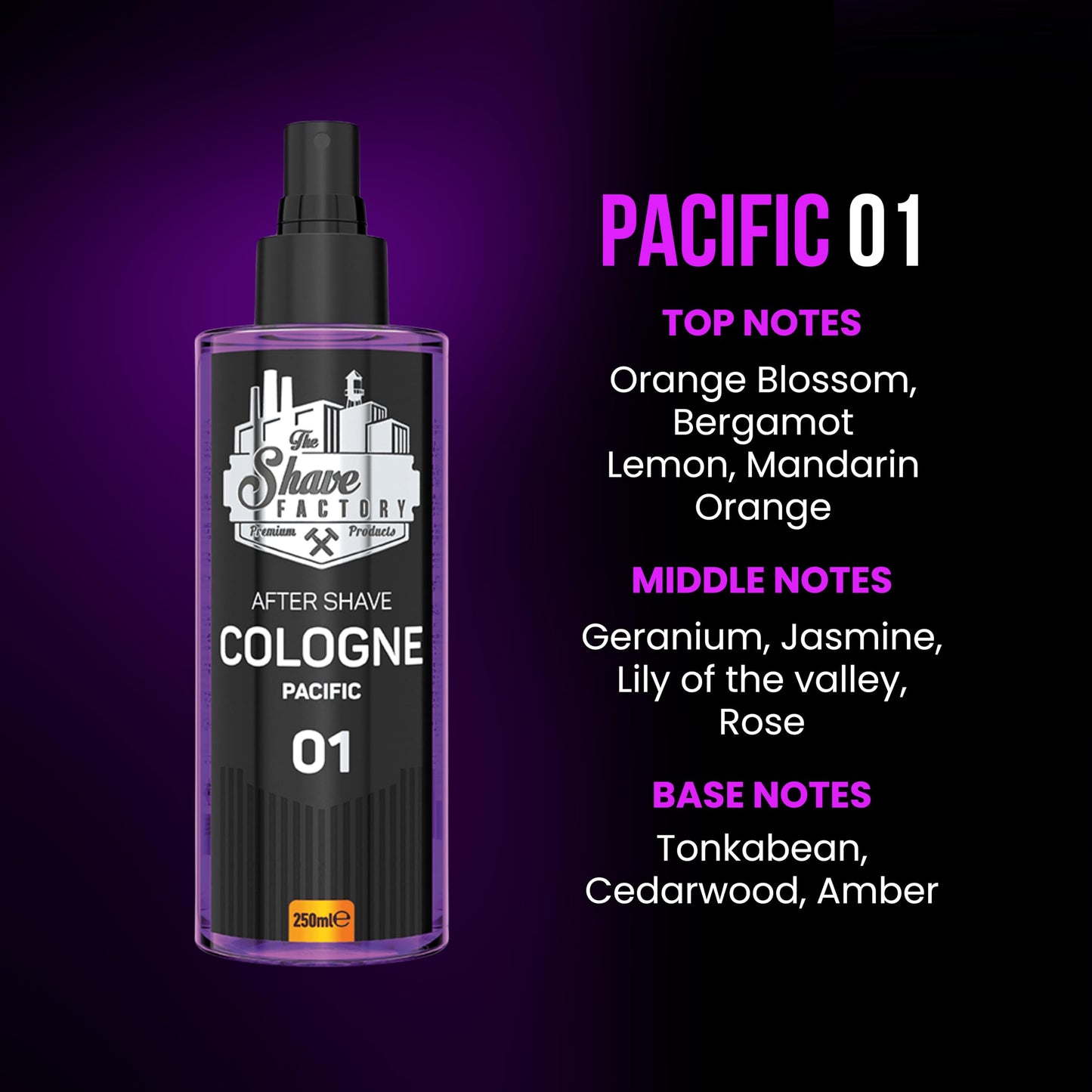 The Shave Factory After Shave Cologne Series 250ml