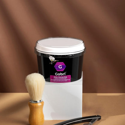 Gabri Professional Shaving Soap 140 g for Sensitive Skin - Traditional Shaving Soap for Men's Grooming