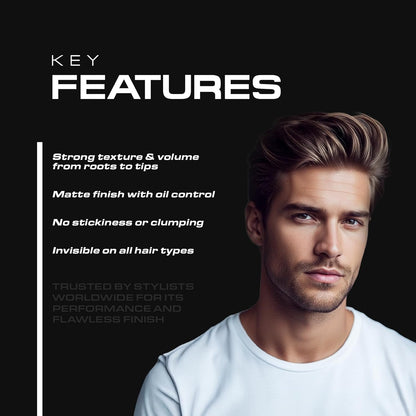 Totex Premium Hair Styling Powder Wax | Volumising Thickening Magic Dust 20 Gram