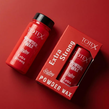 Totex Hair Styling Powder Wax Red 20g Strong Hold Matt Finish Volumising Powder for Men