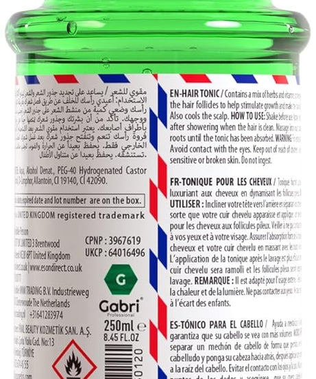 Gabri Professional Revitalising Hair Tonic 250ml - Invigorates the Scalp