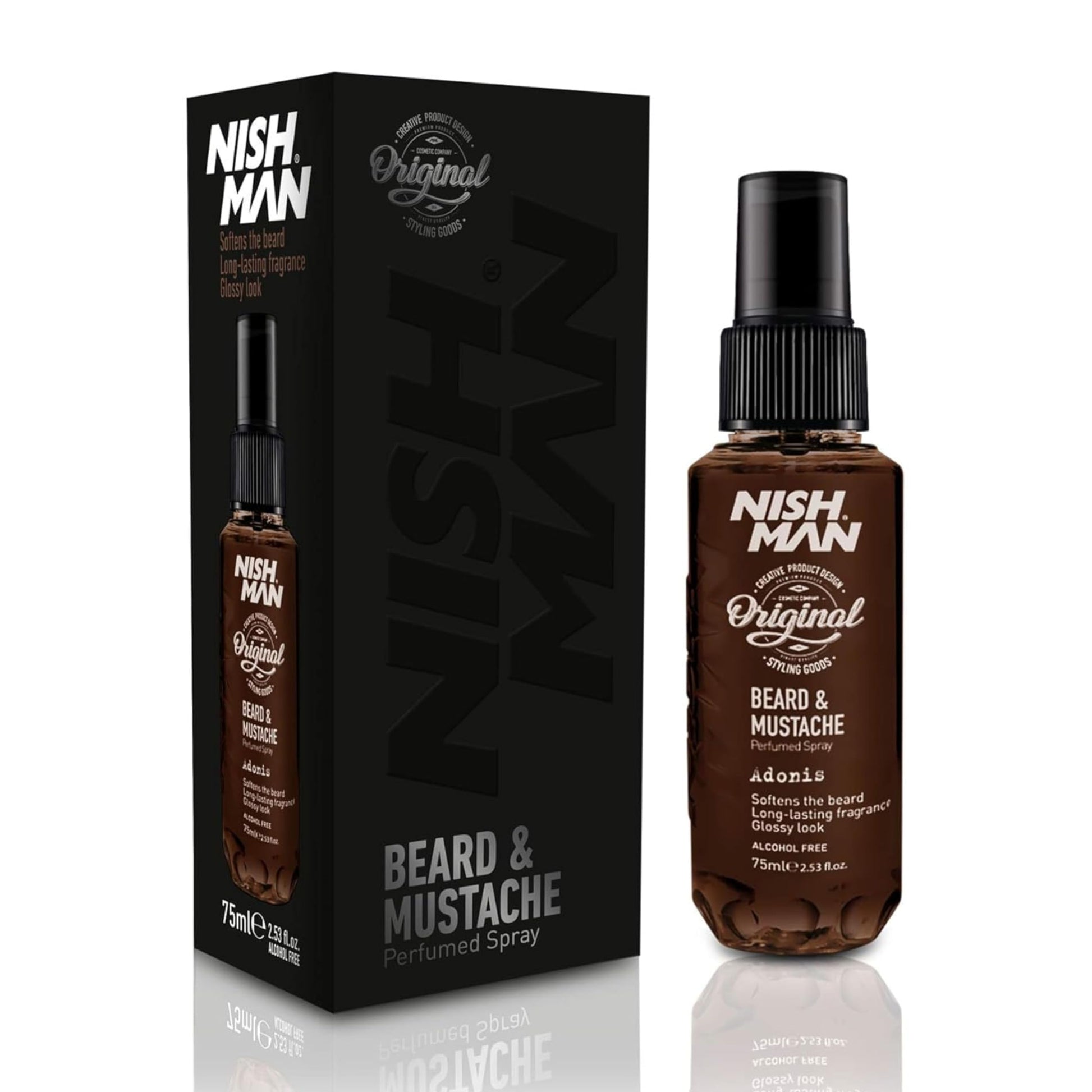 NISHMAN Beard & Moustache Perfume Adonis 75ml - Nishman - Professional Barber Supplies UK | BarberWorld