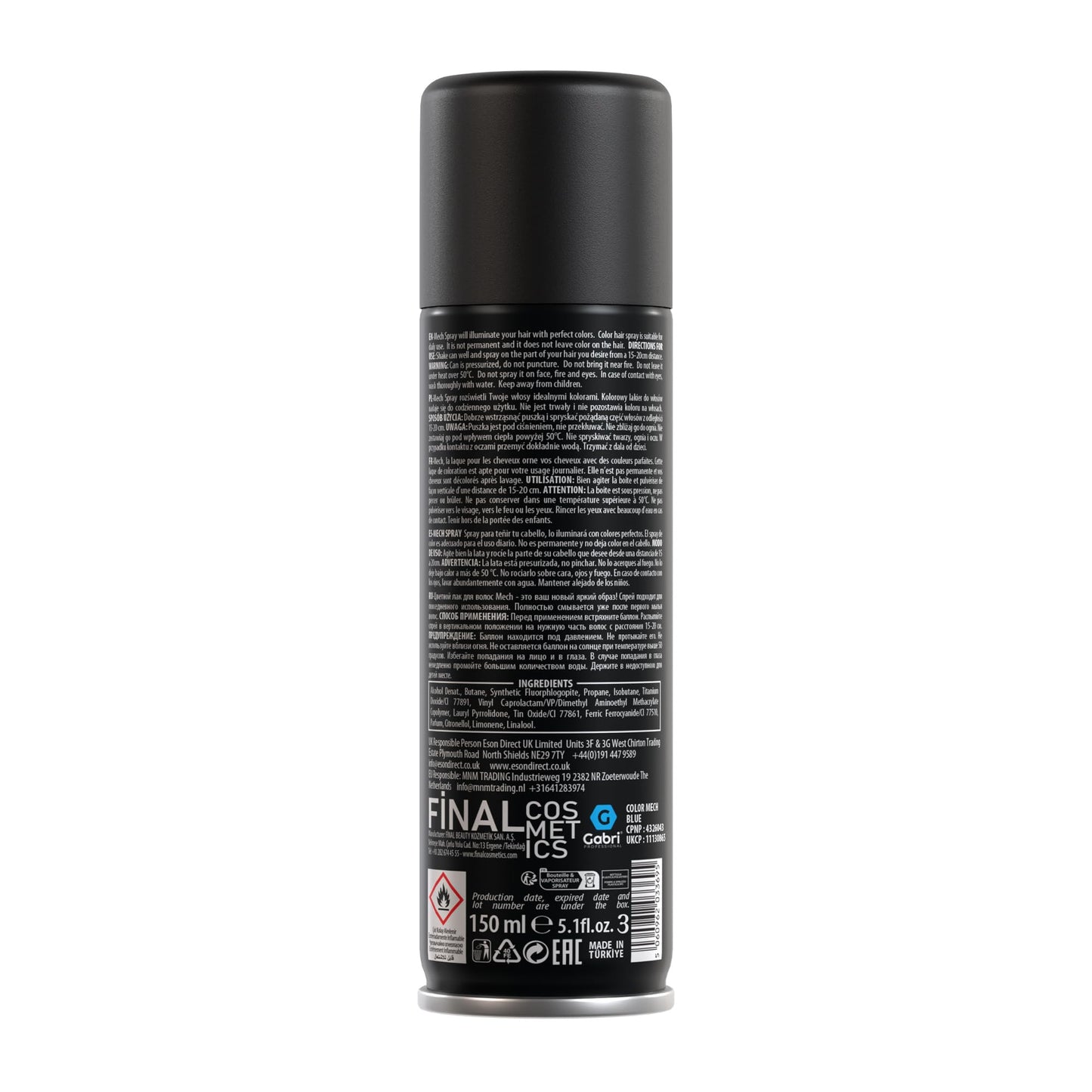 Gabri Hair Colour Spray 150ml - Gabri - Professional Barber Supplies UK | BarberWorld