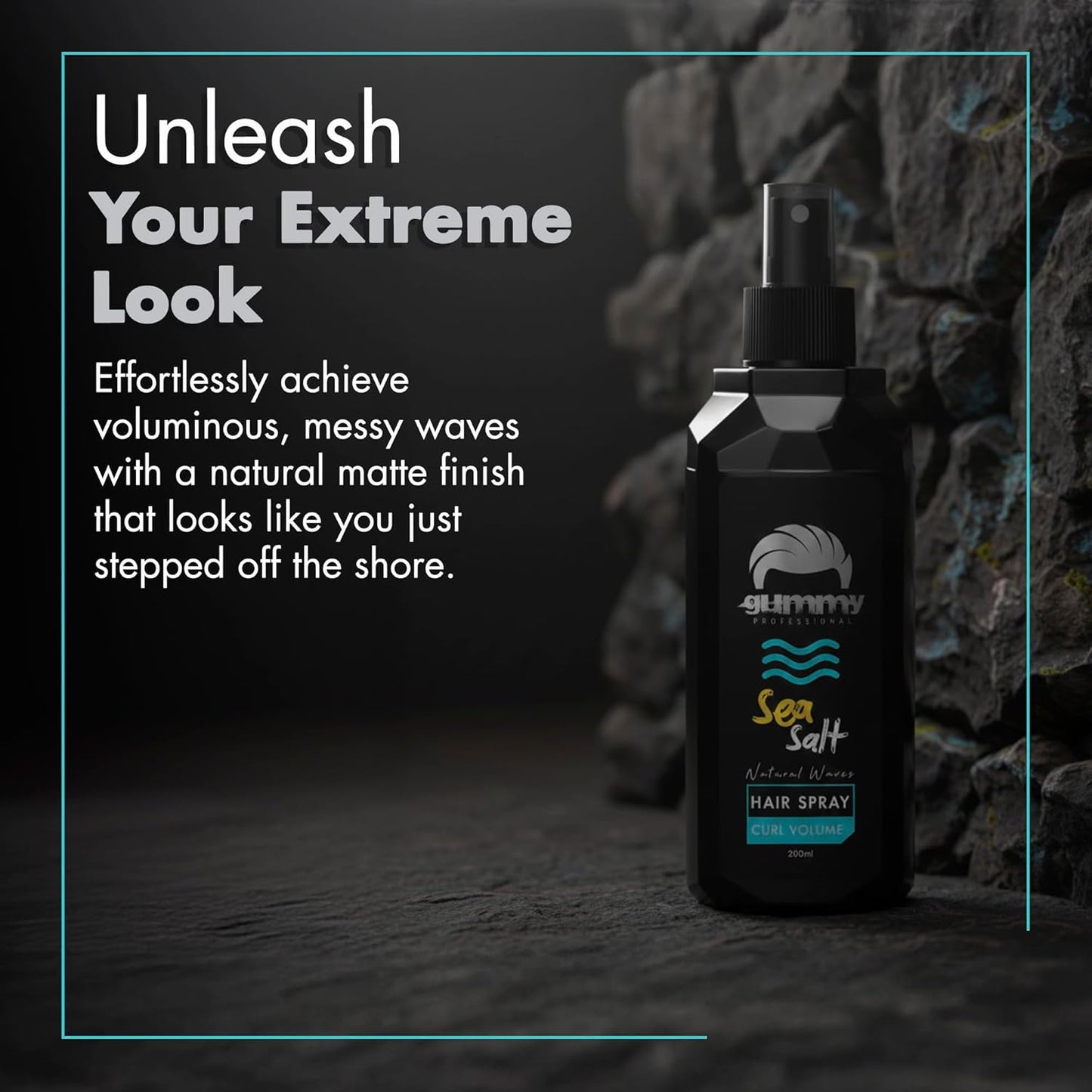 Gummy Professional Curl & Sea Salt Hair Spray – Texturizing Spray for Natural - Professional Barber Supplies UK | BarberWorld