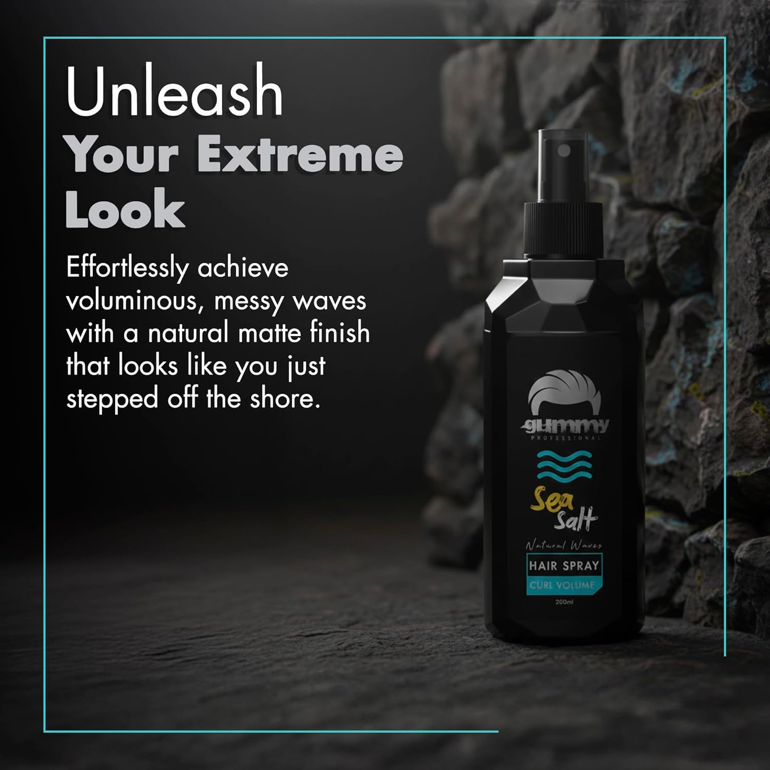Gummy Professional Curl & Sea Salt Hair Spray – Texturizing Spray for Natural - Professional Barber Supplies UK | BarberWorld