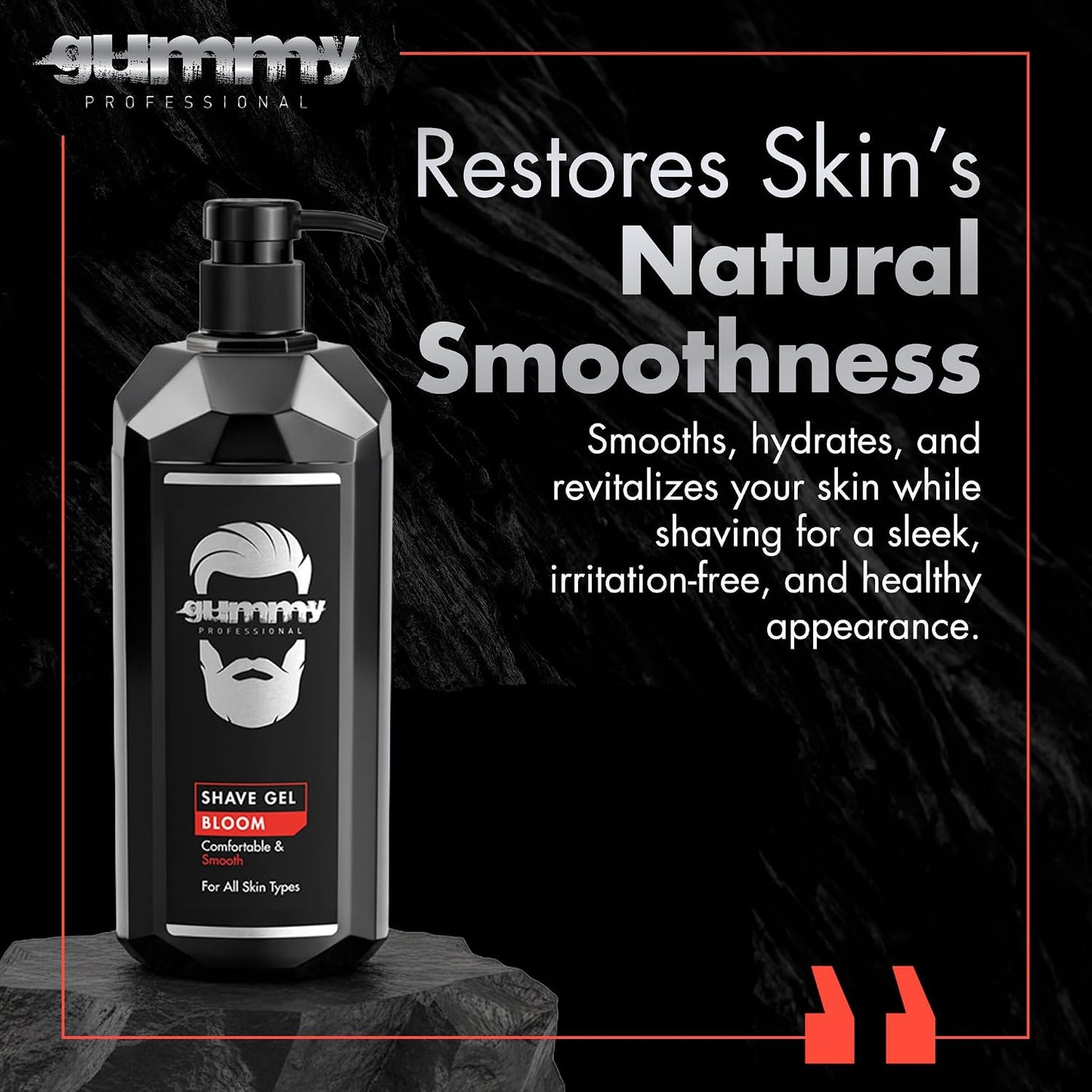 Gummy Shaving Gel Bloom 1000 ml