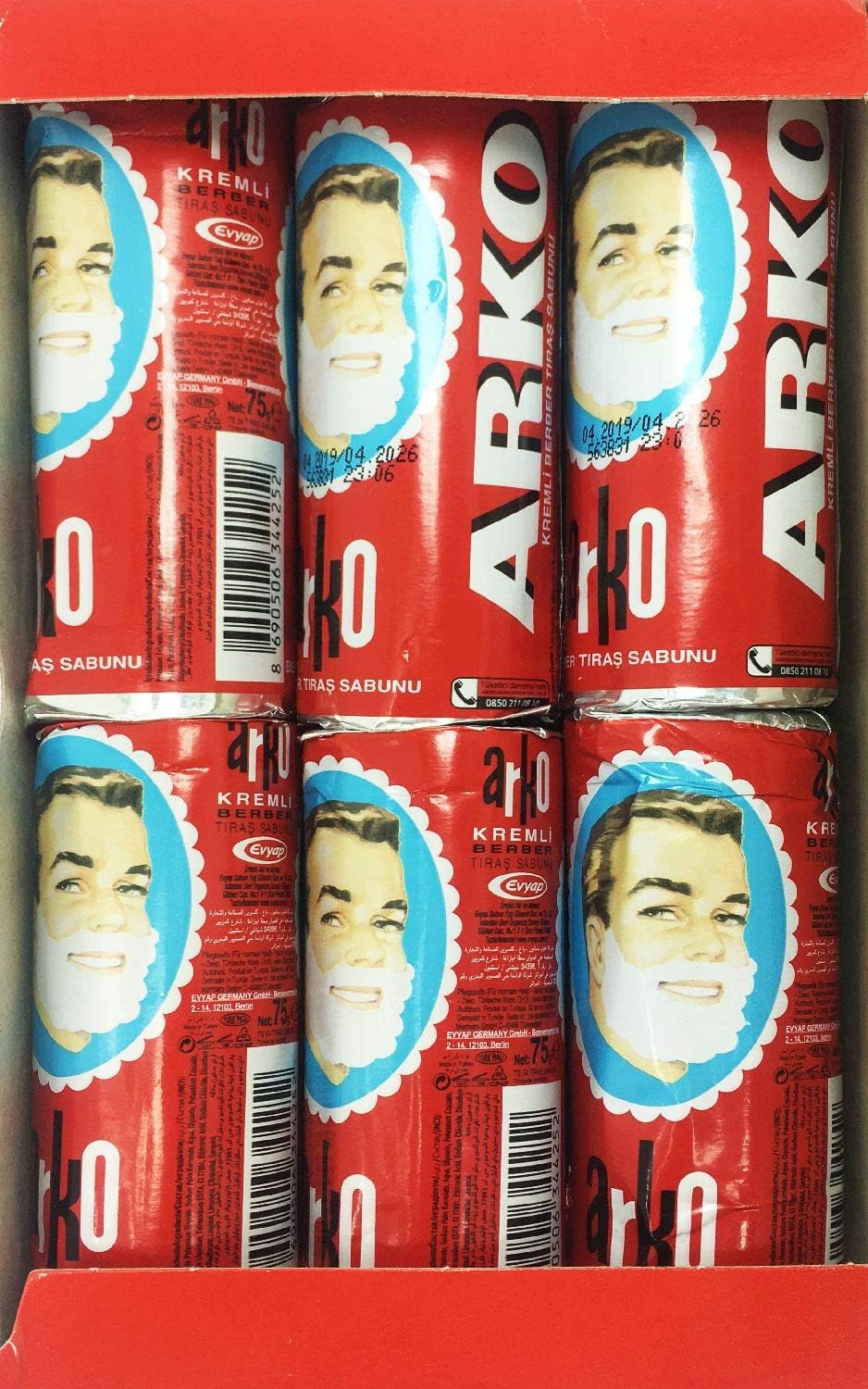 Arko EVYAP Pack of 12