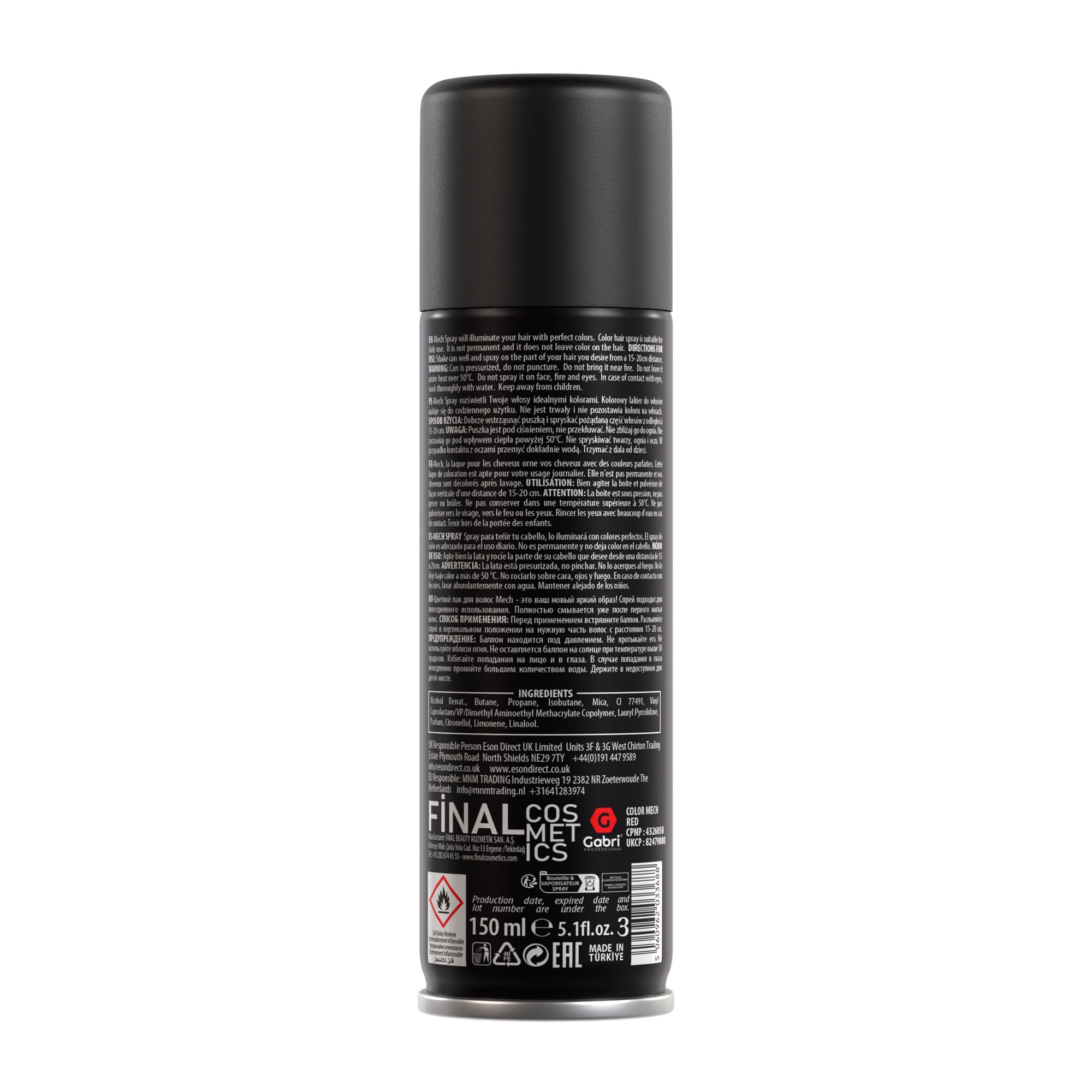 Gabri Hair Colour Spray, 150 ml