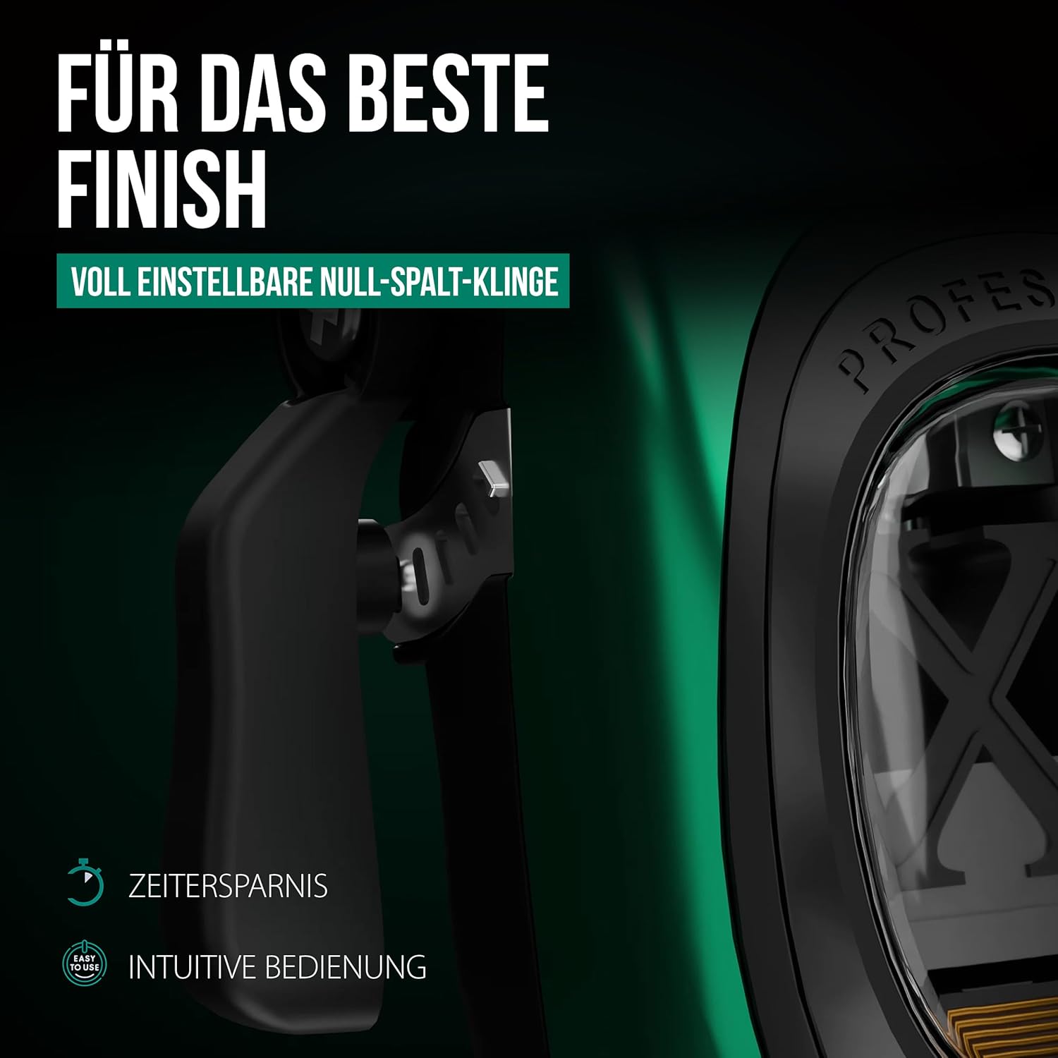 Professional Men's Electric Razor for Hair & Beard (10,000 RPM) - Men's Hair Trimmer & Beard Trimmer for Hairdressers & Barbers - Hair Trimmer & Beard Trimmer - Men's Razor