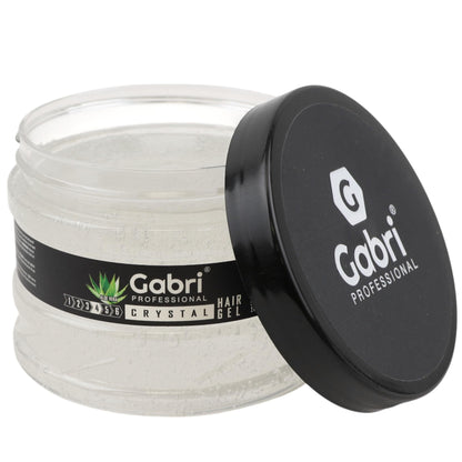 Gabri Hair Styling Gel, Firm Hold Styling Hair Gels, High Gloss, Anti-Frizz Effect, Edge Control, For All Hair Types (250 g (1 Pack), Keratin)