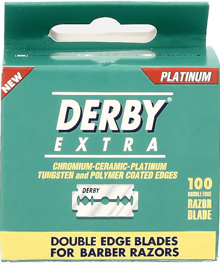 Derby Extra Double Edge Safety Razor Blades for Barbers