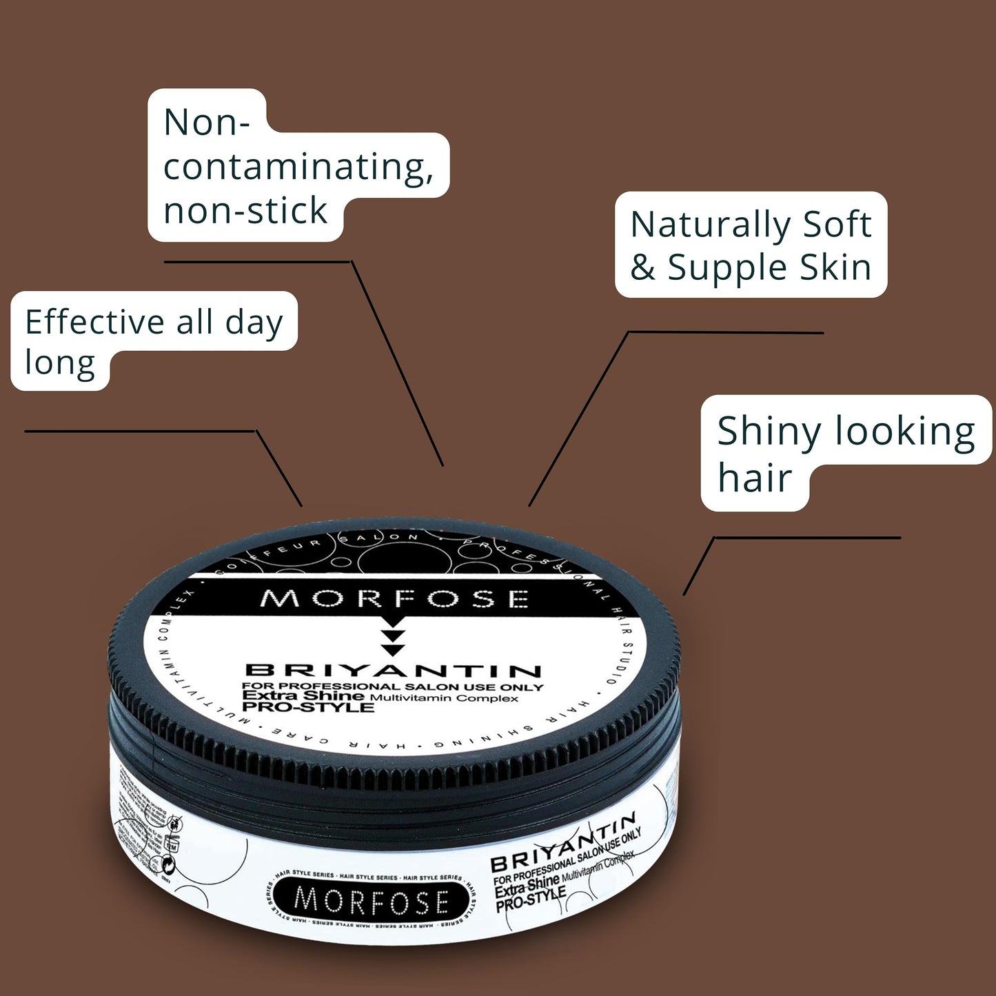 Morfose - Briyantin, brilliantine Extra Shine Pro Style 175ml