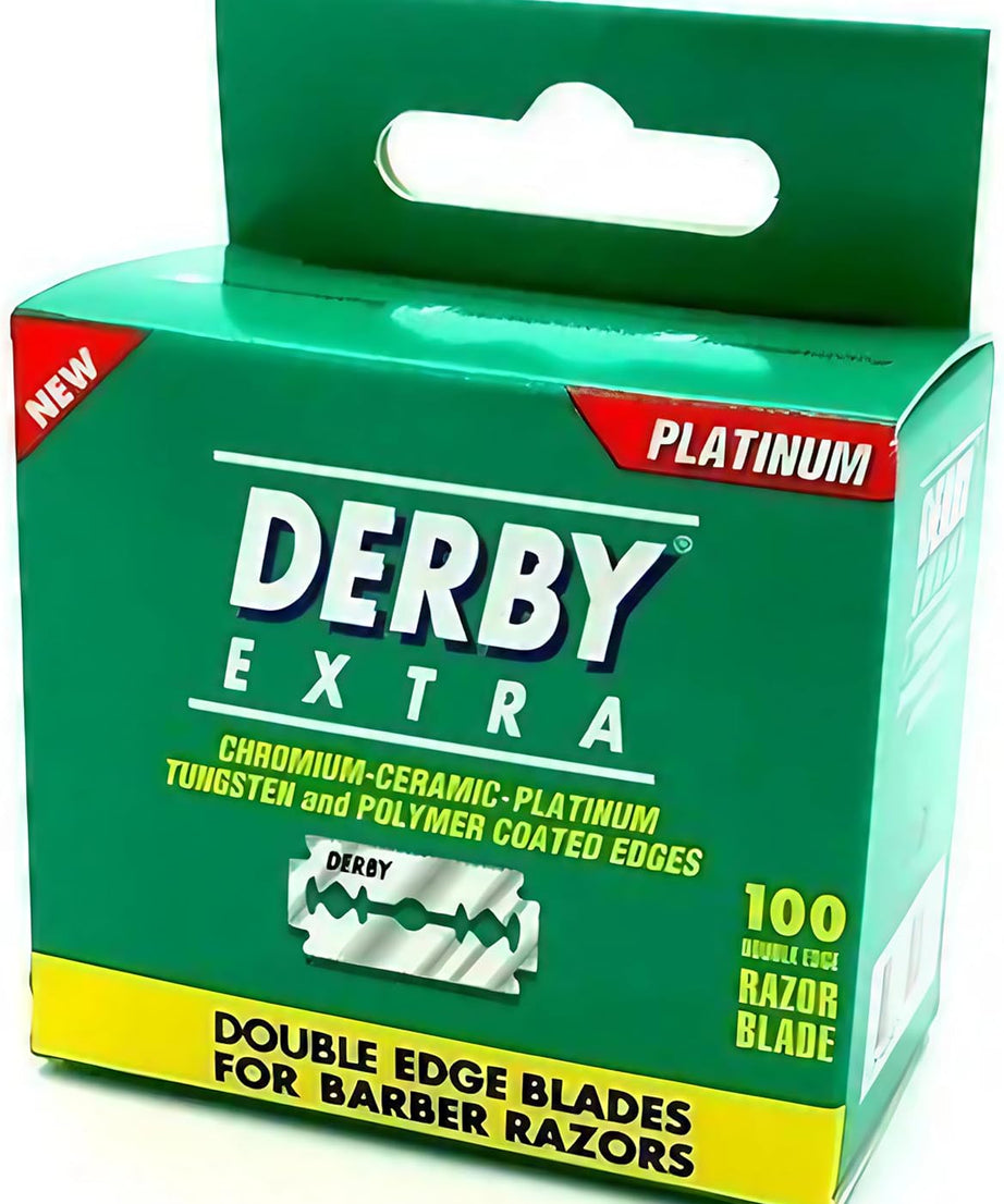 Derby Extra Double Edge Safety Razor Blades for Barbers