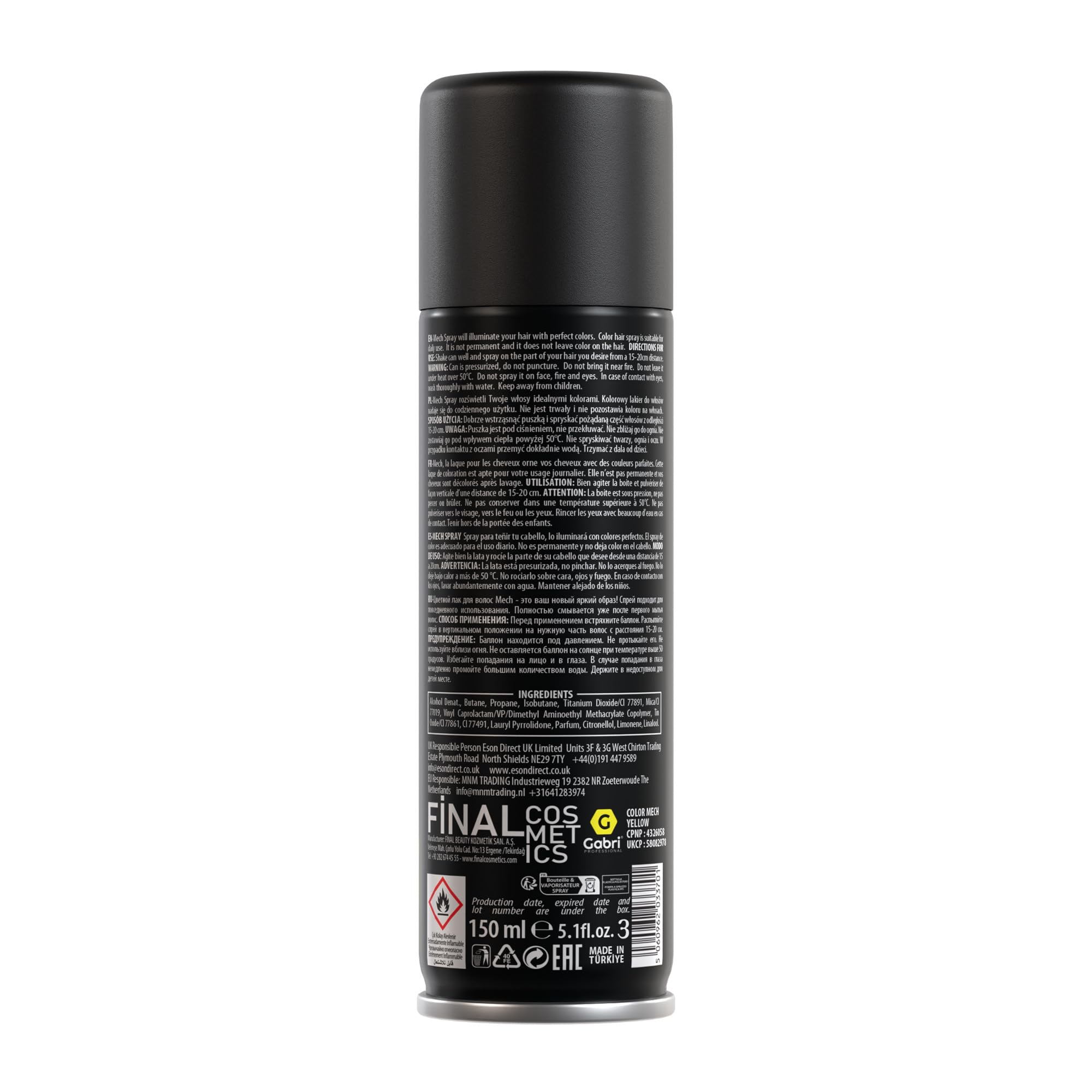 Gabri Hair Colour Spray, 150 ml