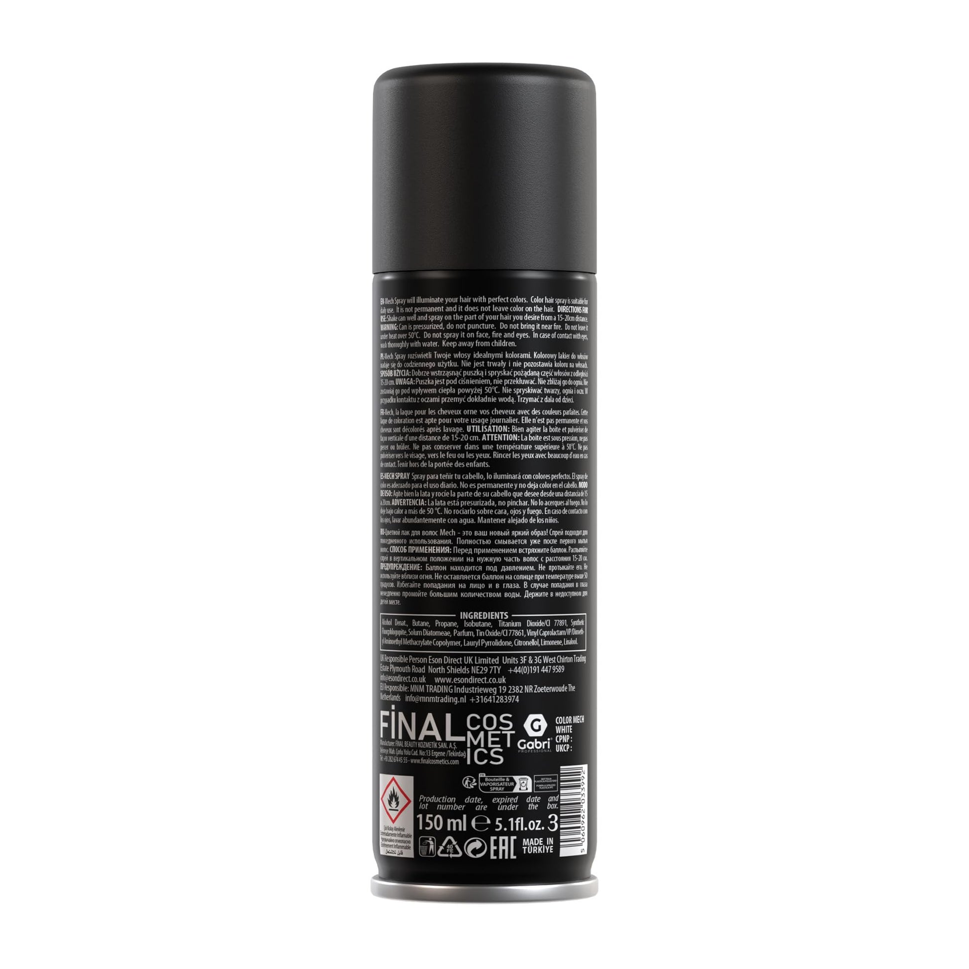 Gabri Hair Colour Spray 150ml - Gabri - Professional Barber Supplies UK | BarberWorld
