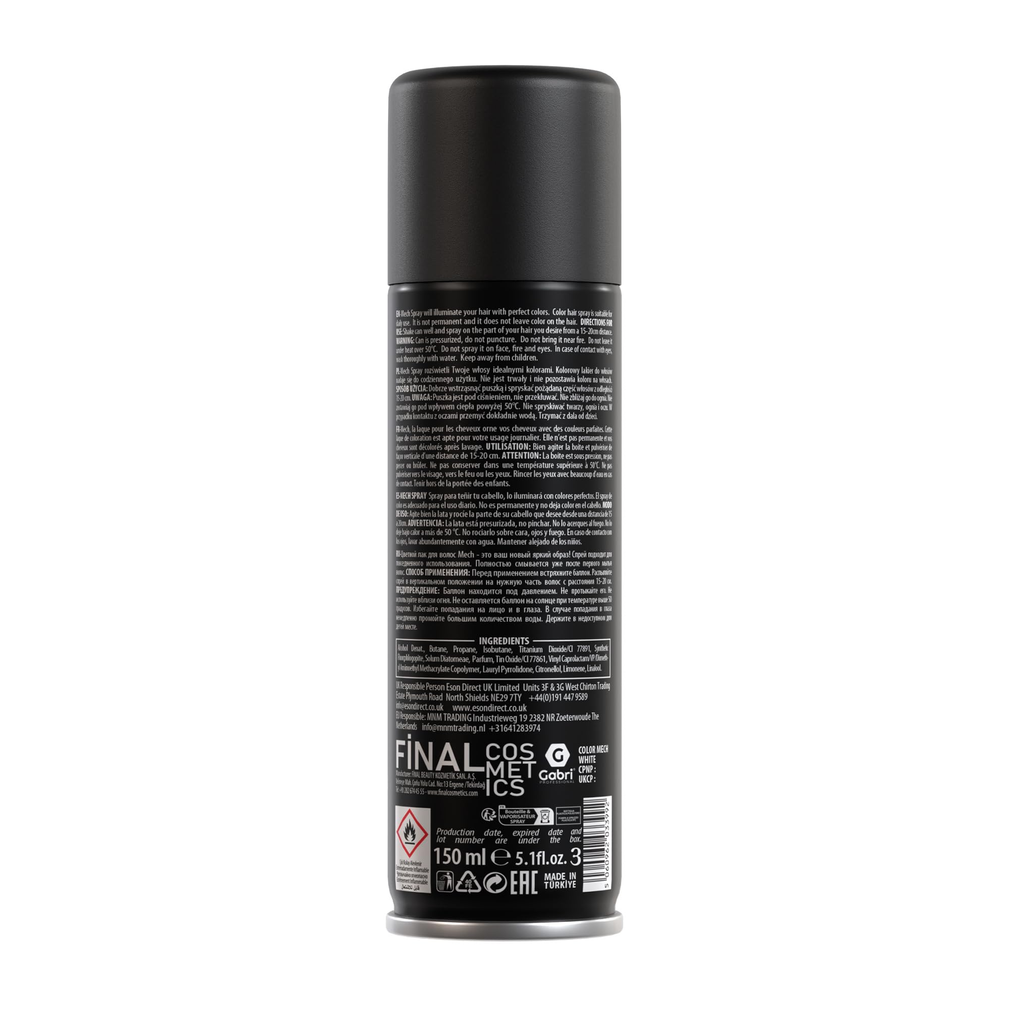 Gabri Hair Colour Spray, 150 ml