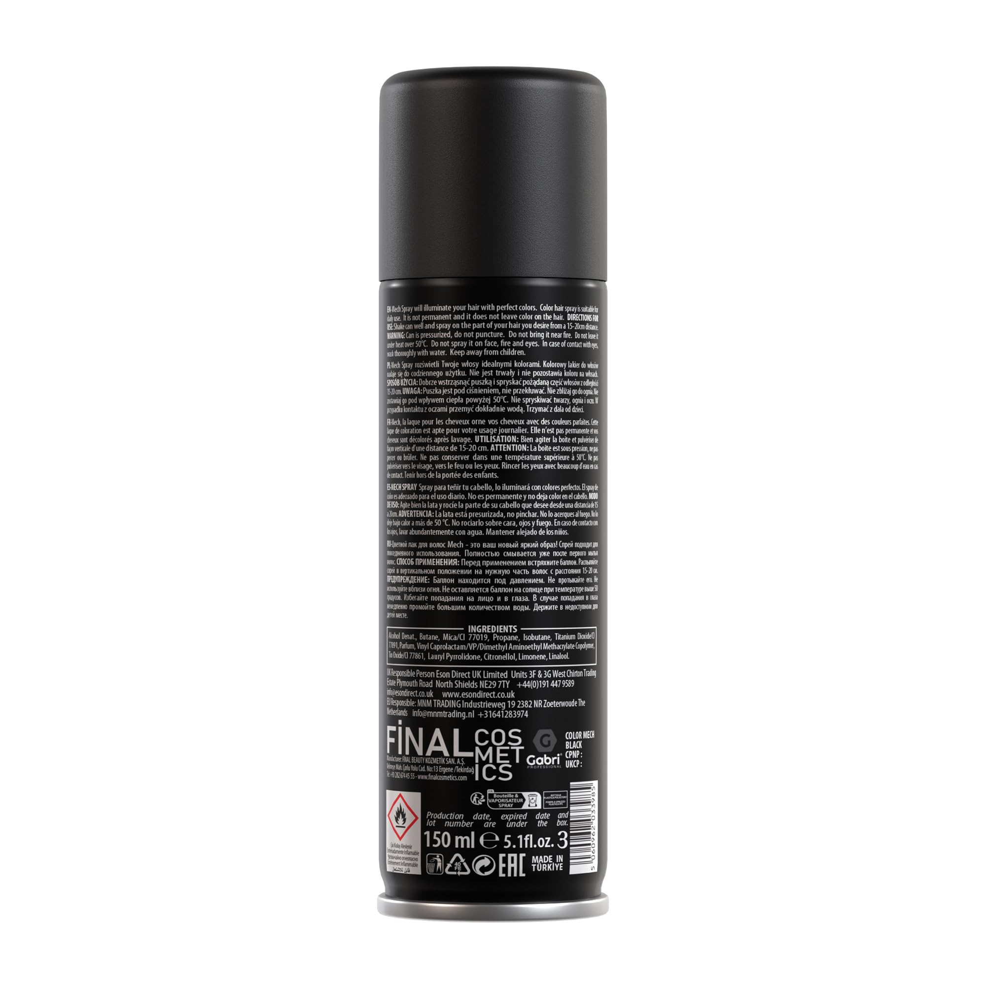 Gabri Hair Colour Spray, 150 ml