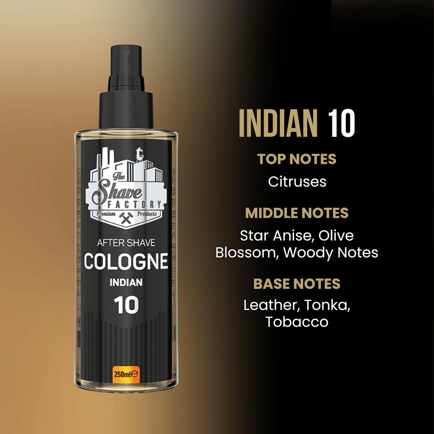 The Shave Factory After Shave Cologne Series 250ml