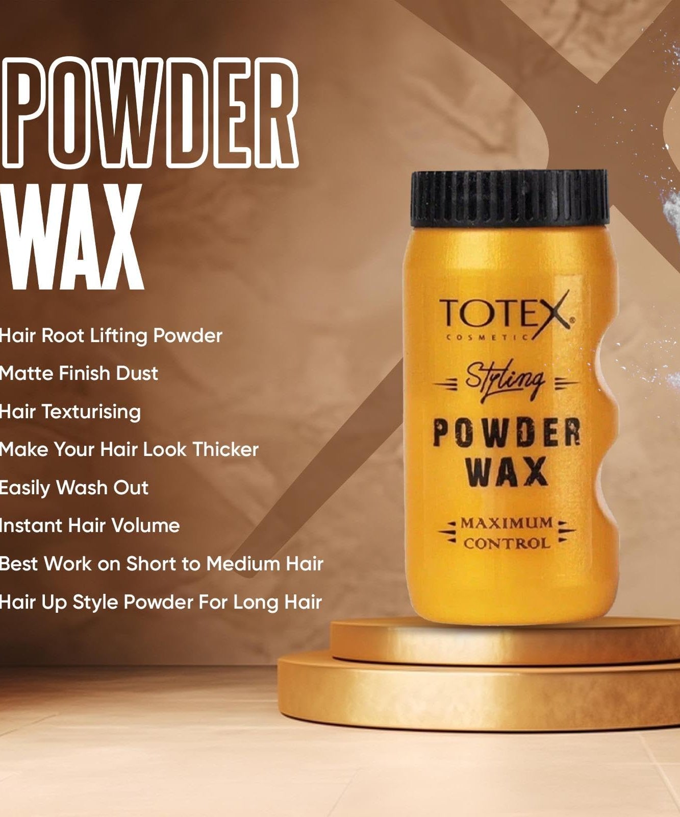 Totex Hair Styling Texturising Powder Wax 20 Gr