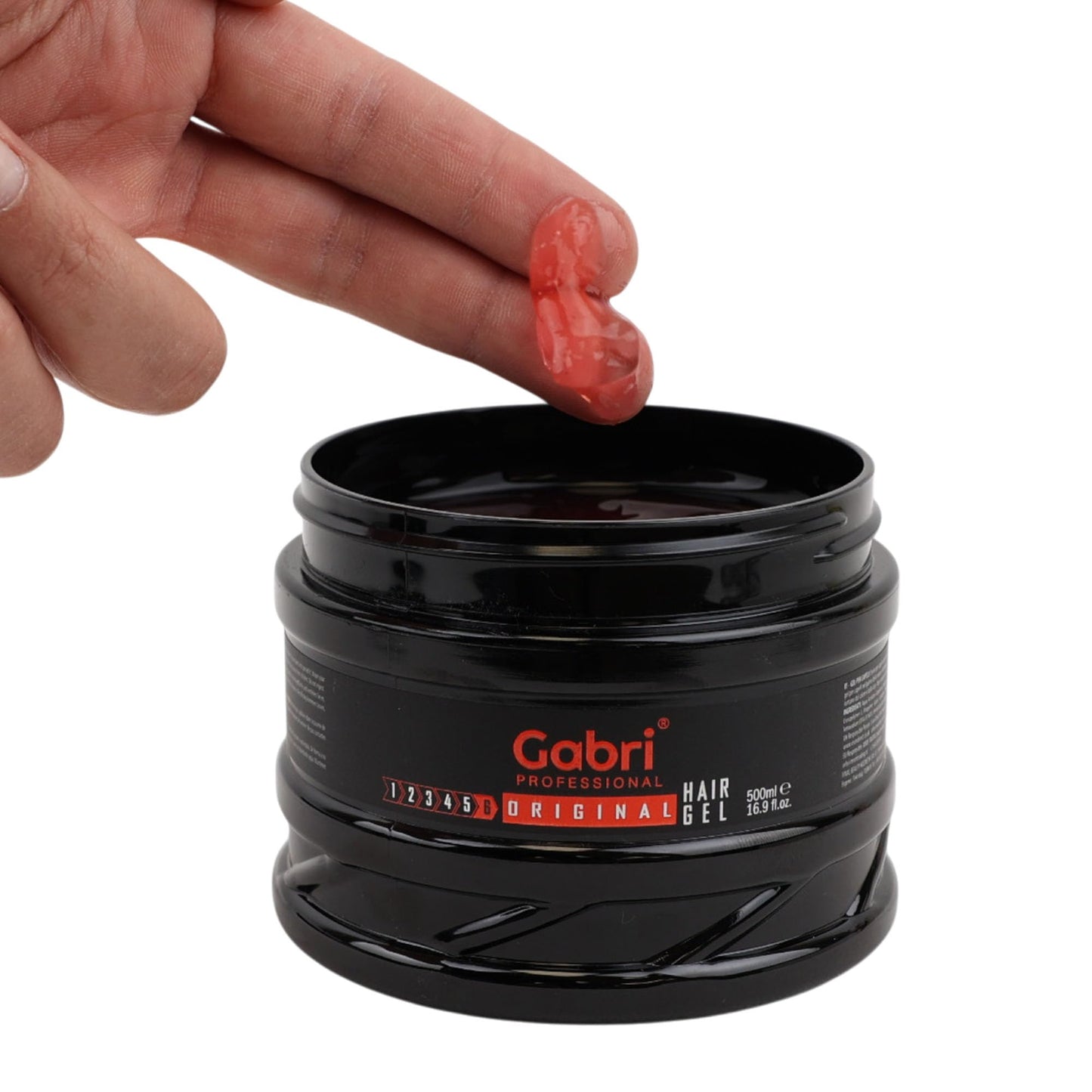 Gabri Hair Styling Gel, Firm Hold Styling Hair Gels, High Gloss, Anti-Frizz Effect, Edge Control, For All Hair Types (250 g (1 Pack), Keratin)