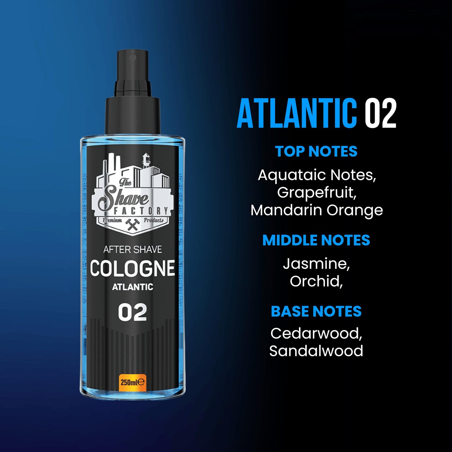 The Shave Factory After Shave Cologne Series 250ml