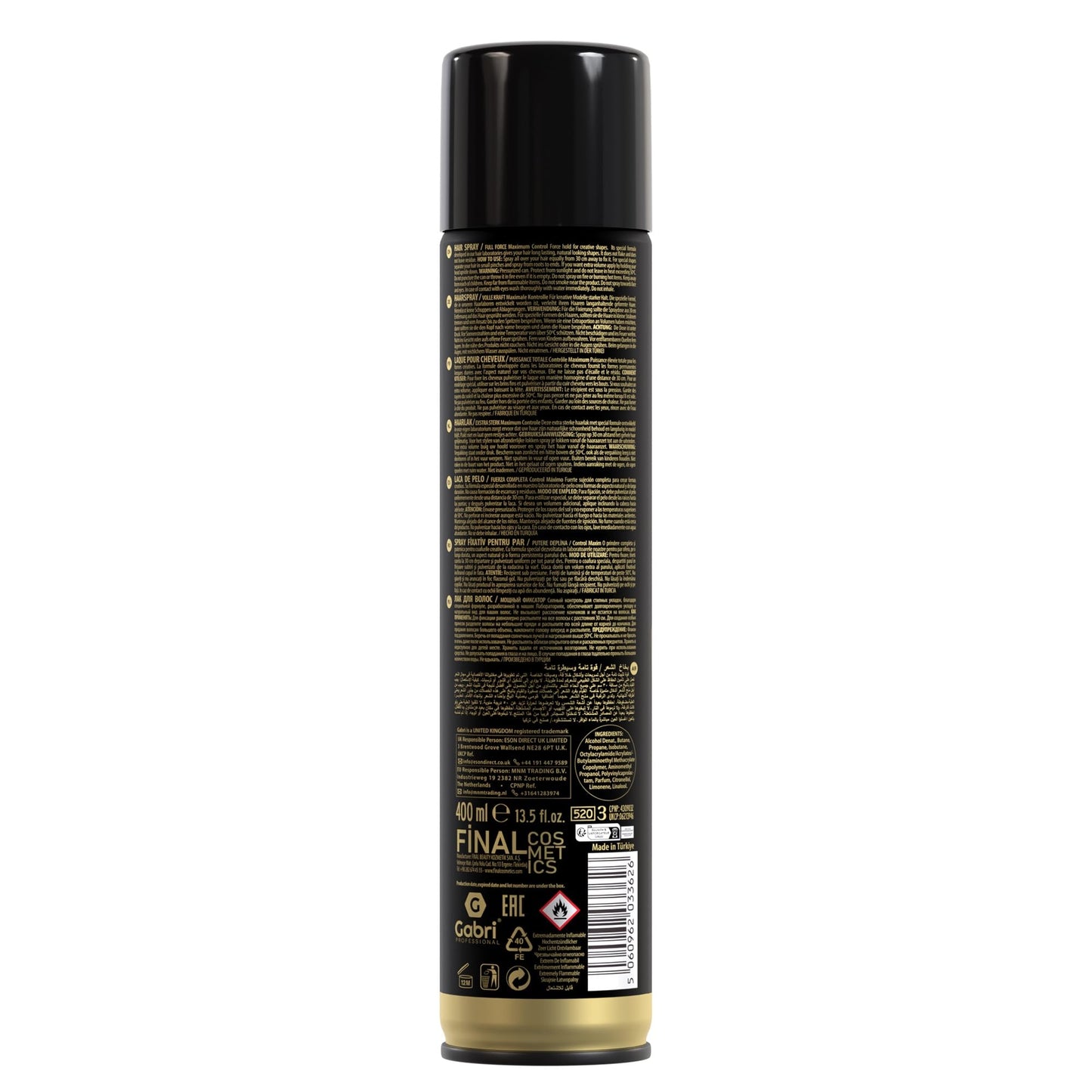 Gabri Hair Spray 400ml - Gabri - Professional Barber Supplies UK | BarberWorld