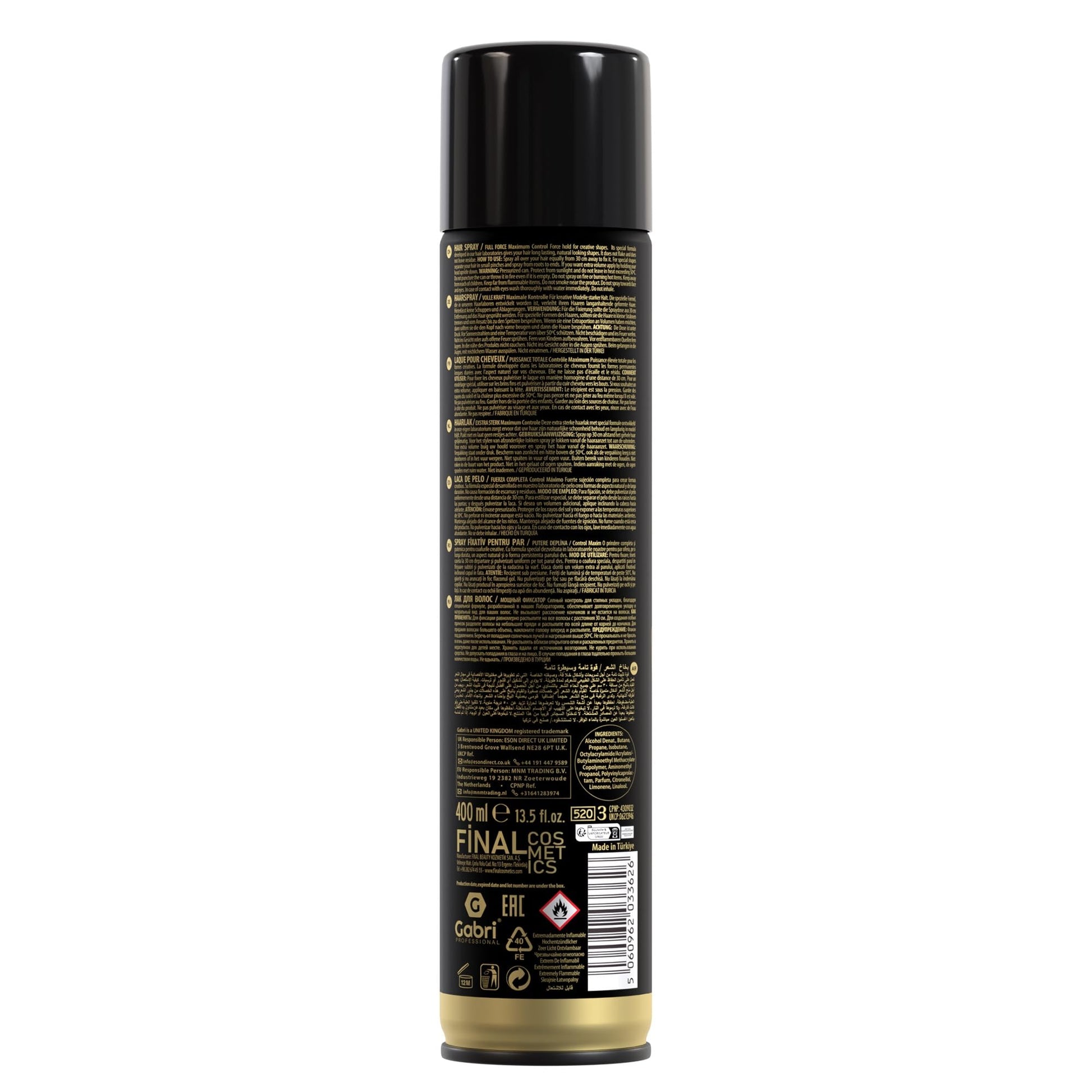Gabri Hair Spray 400ml - Gabri - Professional Barber Supplies UK | BarberWorld