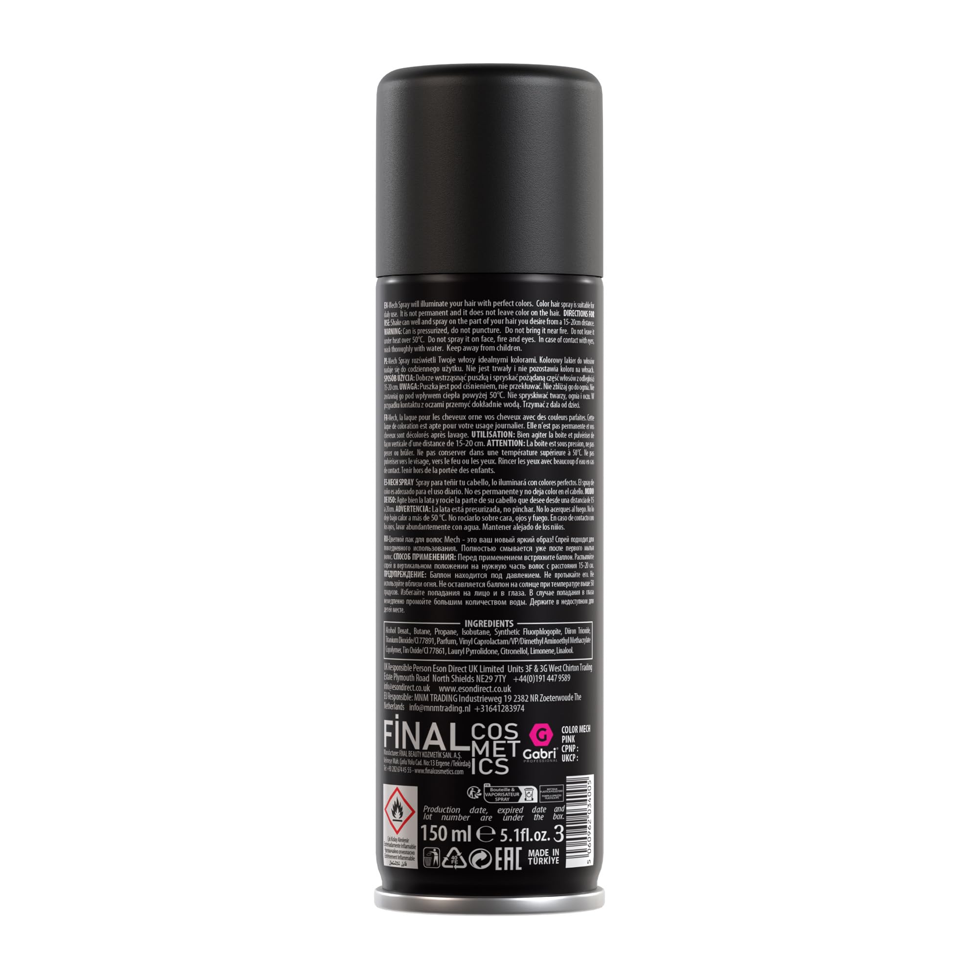 Gabri Hair Colour Spray, 150 ml