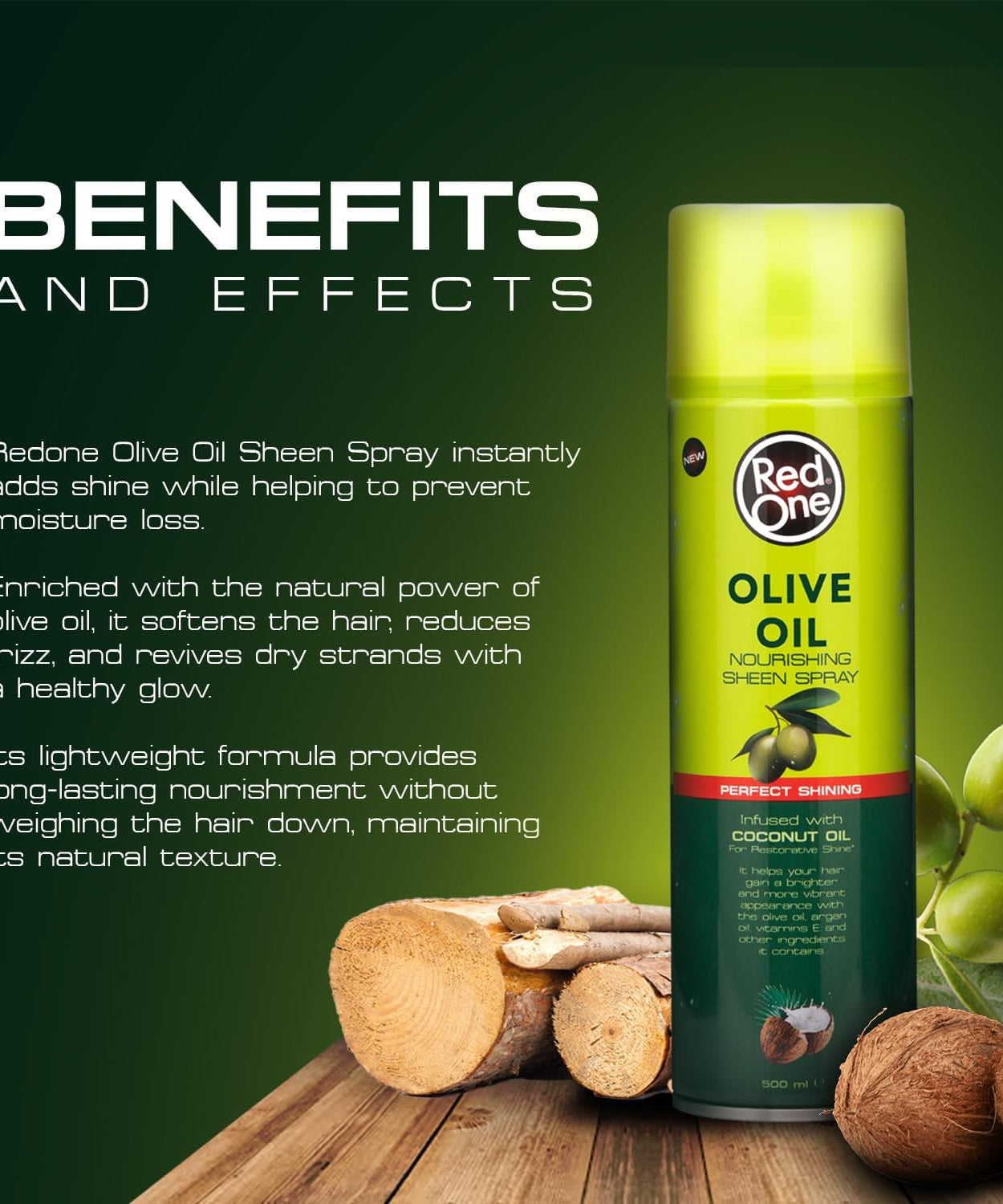 Redone Olive Oil Sheen Spray 500 ML